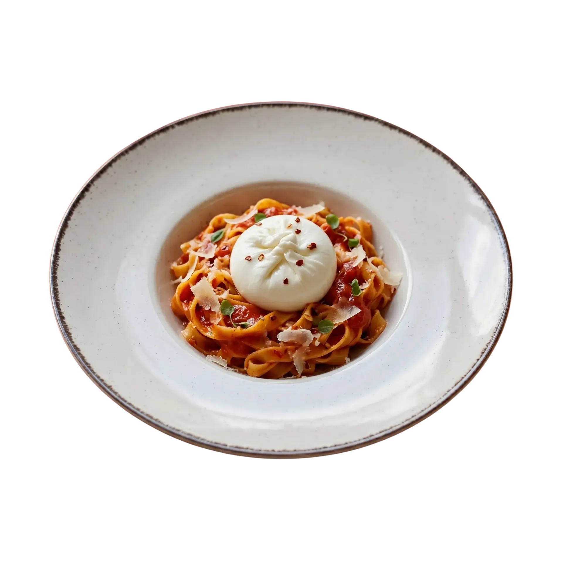 Tomate Burrata (Tagliatelle)