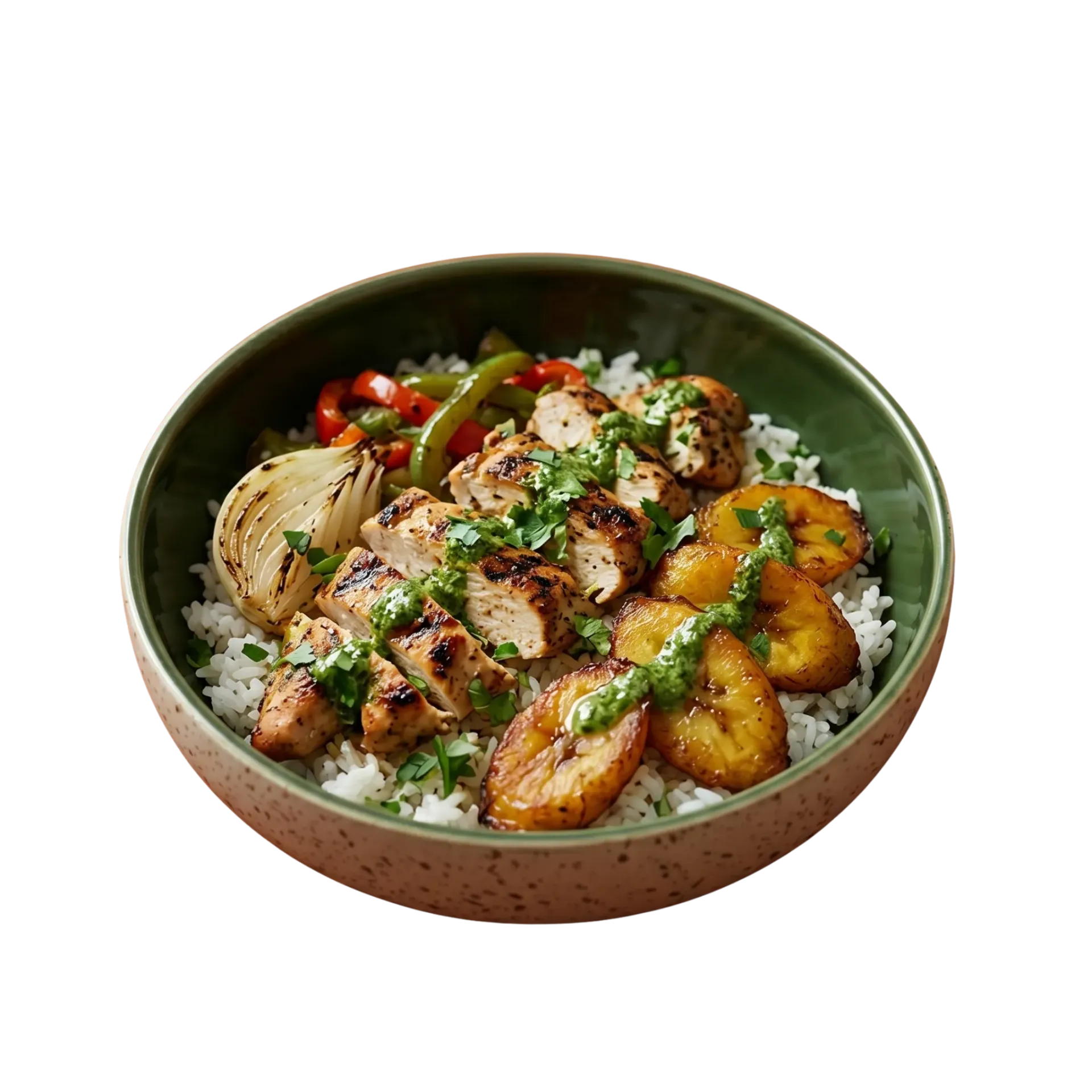 African Bowl (Poulet Grillé, Riz Blanc)