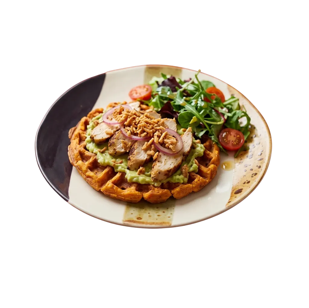 Tasty Waffle (Poulet mariné)